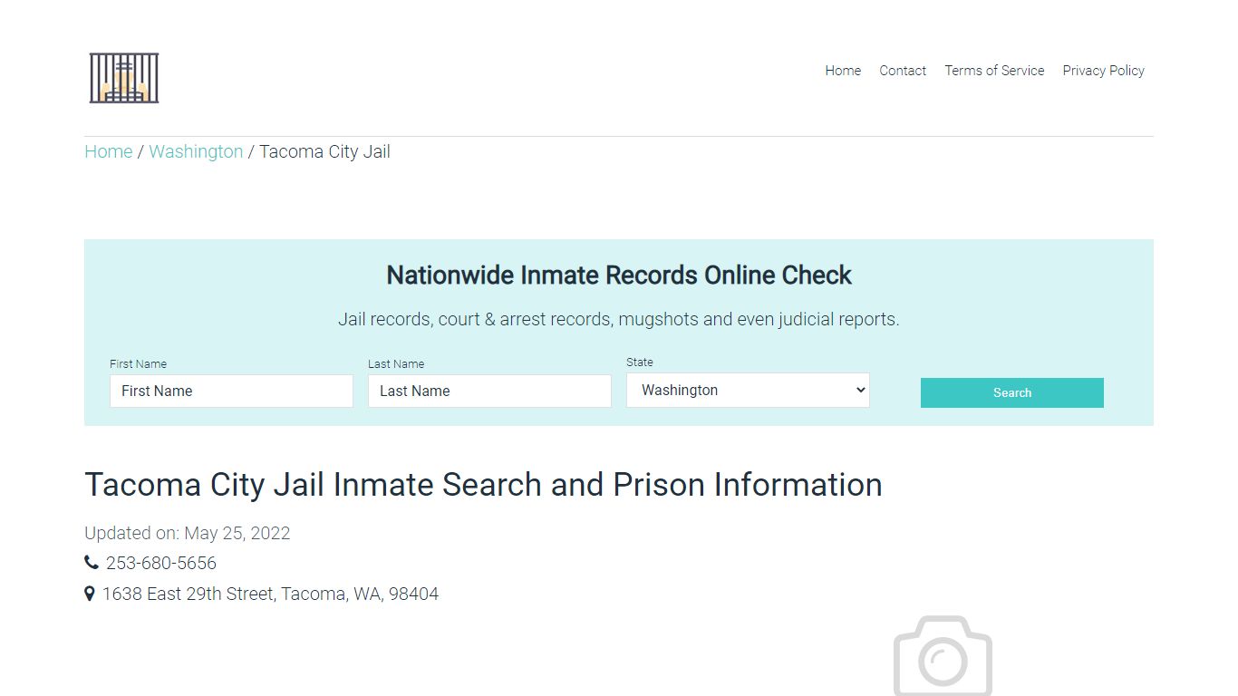 Tacoma City Jail Inmate Search, Visitation, Phone no ...